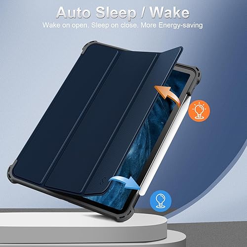 Miniatura 9 de Fintie Funda híbrida resistente para iPad Pro de 11 pulgadas (4 y 3 generación) 20222021, funda protectora transparente resistente a prueba de