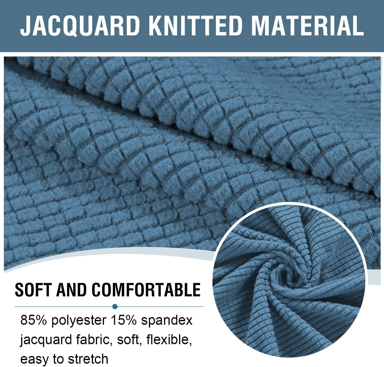 Ottoman Slipcover Round Velvet Ottoman Cover Thick Foot Stool Washable Storage Ottoman Cover Protector Footstool Cover with Elastic Bottom (Color: #21, Size: 90x90cm/35.4x35.4in)