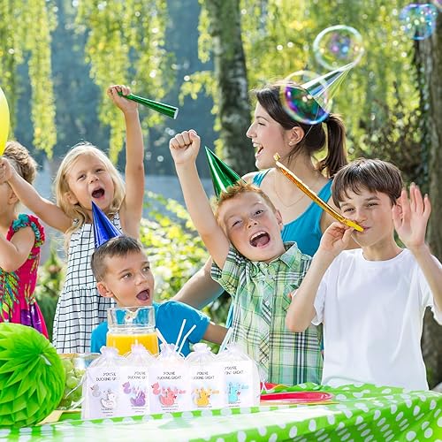 Miniatura 6 de 25 juegos de regalos de agradecimiento a los empleados, pines de pato a granel con texto en inglés "You're Ducking Great Cheer", bonitos pines de