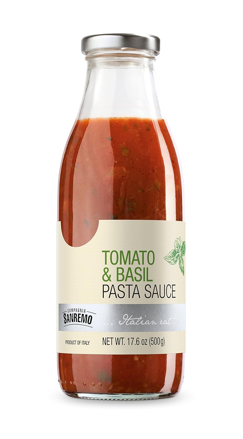 Compagnia Sanremo Sanremo Tomato and Truffle Pasta Sauce, 17.6 Ounce (Pack of 6)