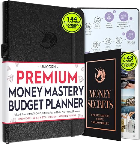 Budget Planner and Monthly Bill Organizer with Expense Tracker Notebook