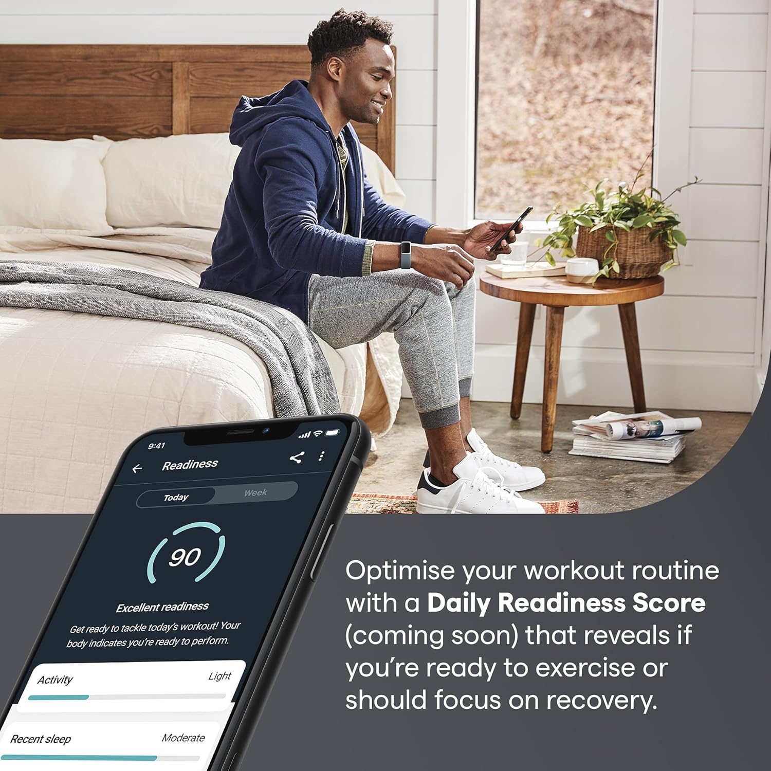 Fitbit Charge 5 Advanced Fitness & Health Tracker with Built-in GPS, Stress Management Tools, Sleep Tracking, 24/7 Heart Rate and More, Black/Graphite, One Size (S &L Bands Included) : Electronics