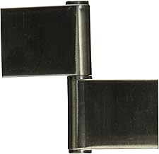 Sugatsune S-6166-2-R Weld On Lift Off Hinge, Stainless Steel 304, Brushed Finish, Right Handedness, 3mm Leaf Thickness, 110mm Open Width, 18mm Pin Diameter, 102mm Height