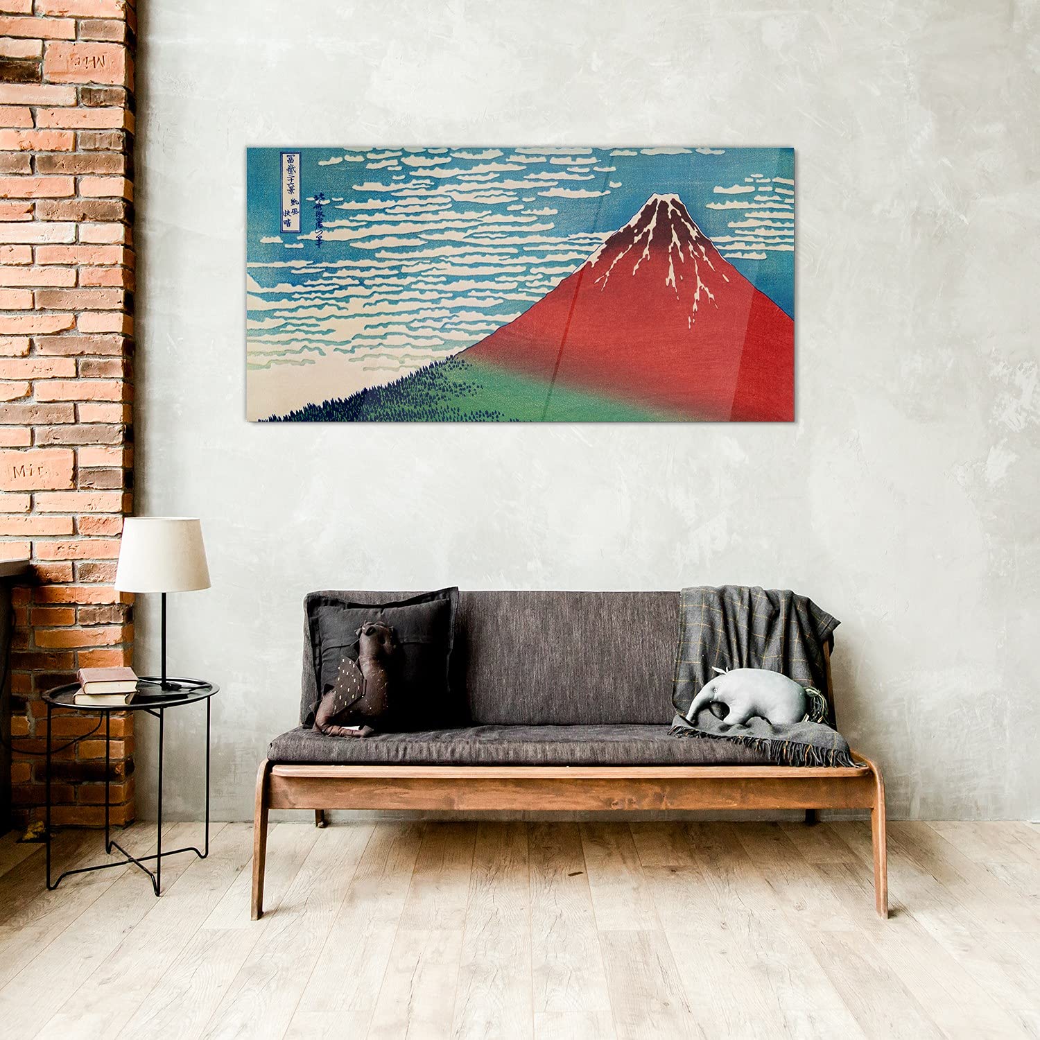 Coloray Pintura Vidrio Acrílico Cocina 100x50cm Mural Cuadro De Pared De Arte De Vidrio Acryl Sala De Estar - Cielo De Montaña