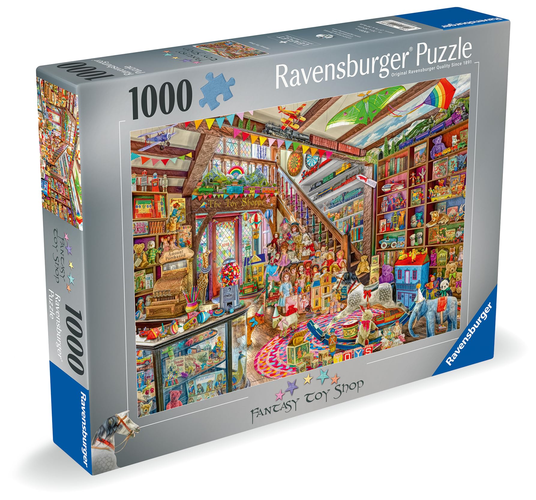 Ravensburger The Fantasy Toy Shop 1000 Piece Jigsaw Puzzles for Adults and Kids Age 12 Years Up, Multicolor