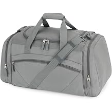 Uarition Mens Gym Bag, 55L Large Sports Duffle Bags, Dark Grey | For Travel, Carry On Weekender