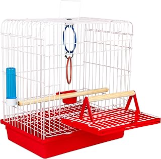 JEL PLAST GAIOLA CALOPSITA JÚNIOR - VERMELHA, PEQUENO