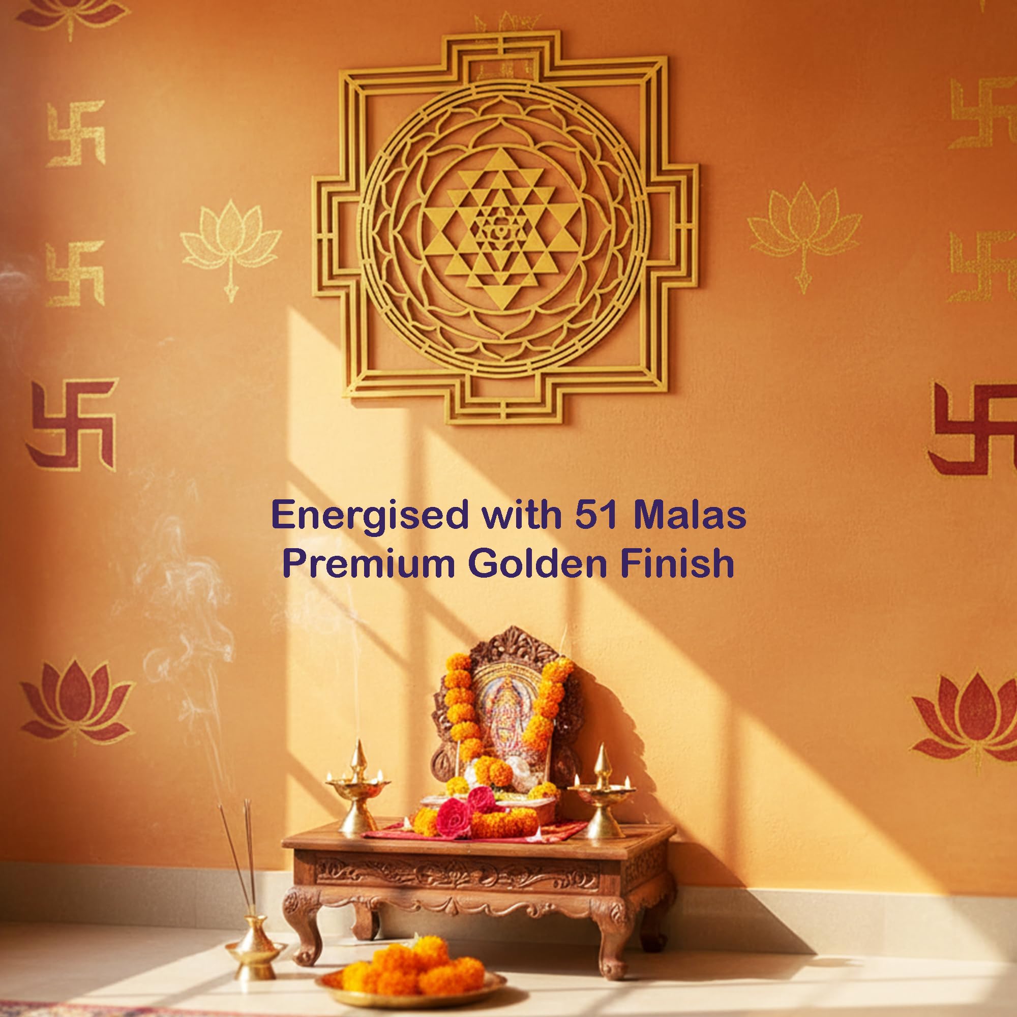 Shree Yantra Wall Art - Wealth & Prosperity -9 Shree Yantra Wall Art - Wealth & Prosperity -9
