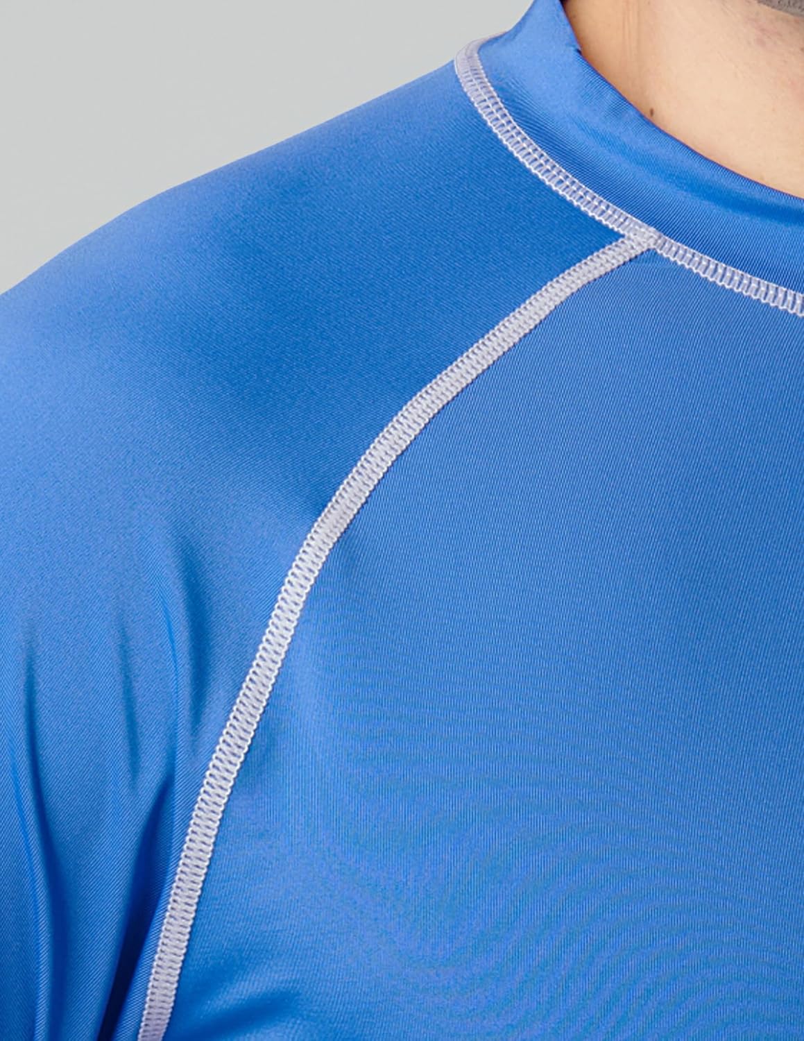 2 Pack Men's Sun Protection Long Sleeve Swim Shirts UPF 50+ Loose Fit Rash Guards Fishing Quick Dry Clothing - Image 5