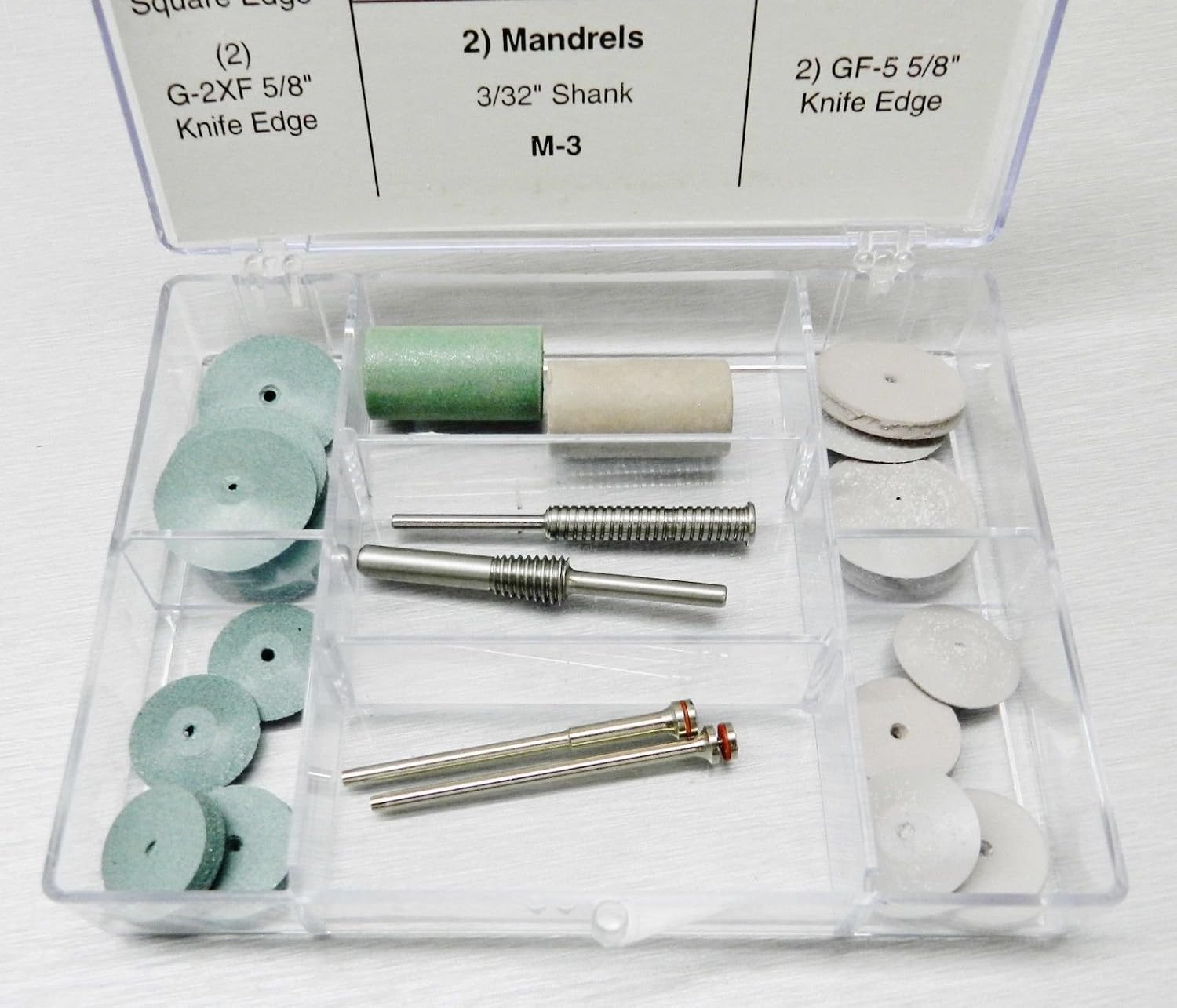 Silicone Polishers KIT 22 Assortment Set Pacific Abrasive Polishers for Platinum (3E)