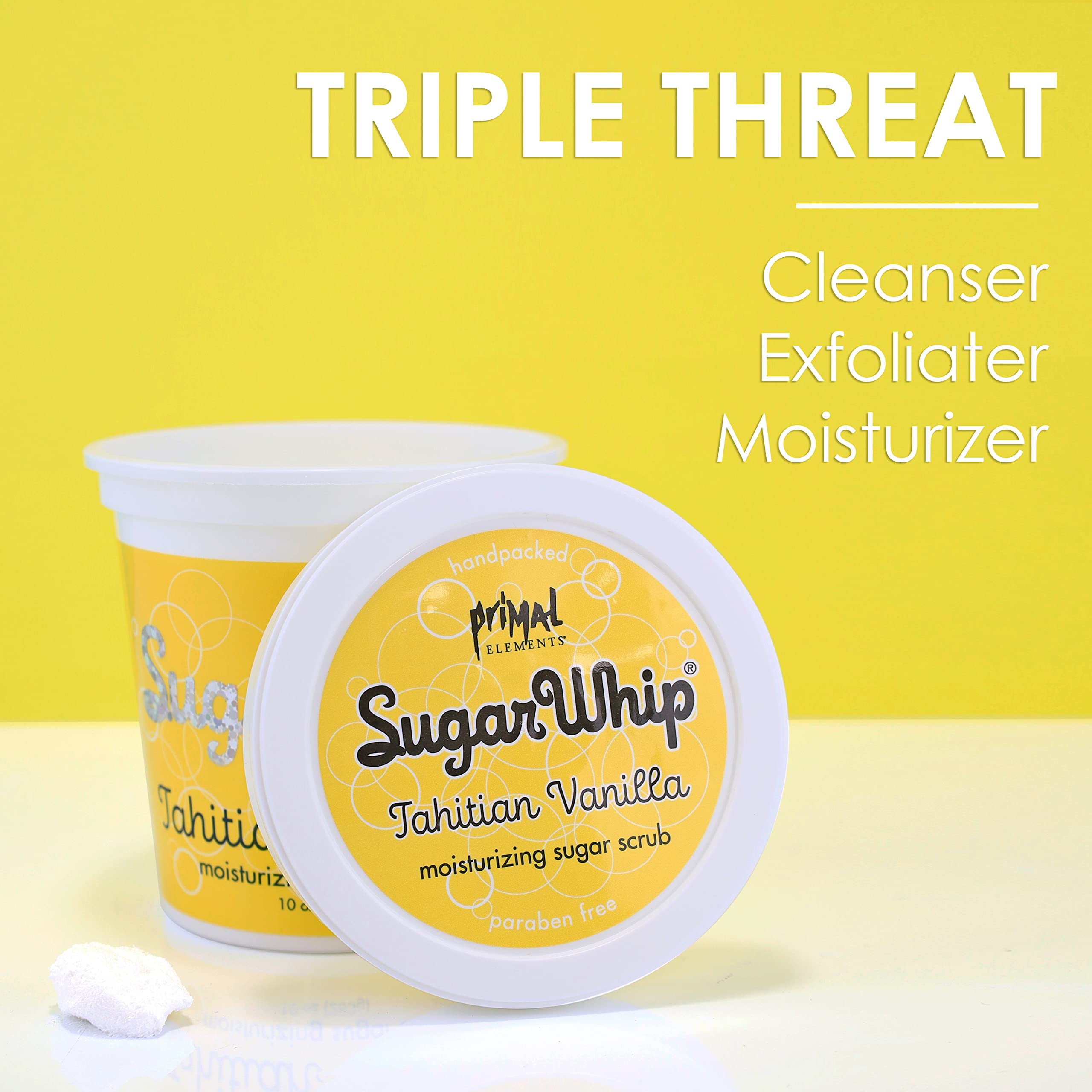 Amazon.com: Primal Elements Sugar Scrub, Exfoliating Sugar Whip