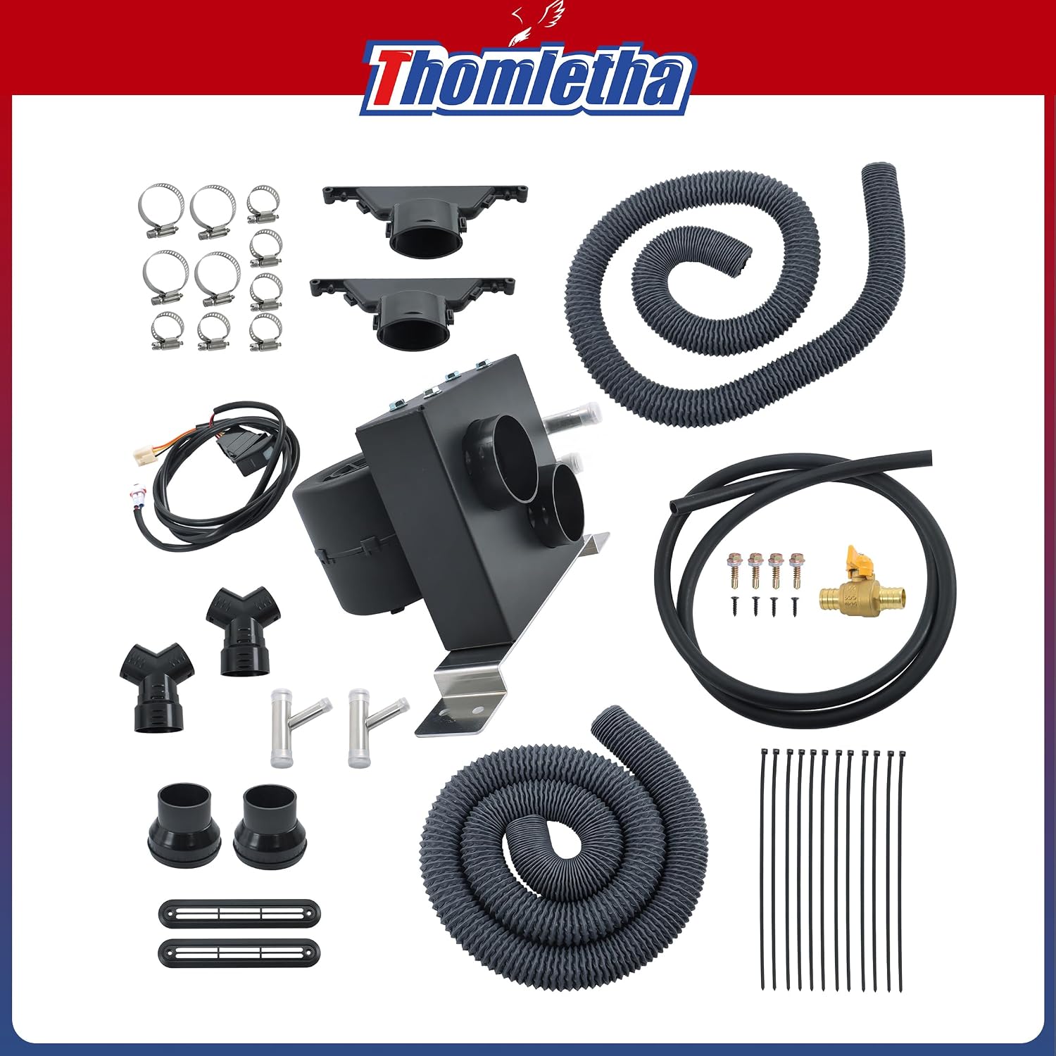 Cab Heater Kit with Defrost Replacement for Yamaha Wolverine RMAX4 RMAX2 1000 YXE10 2021-2024