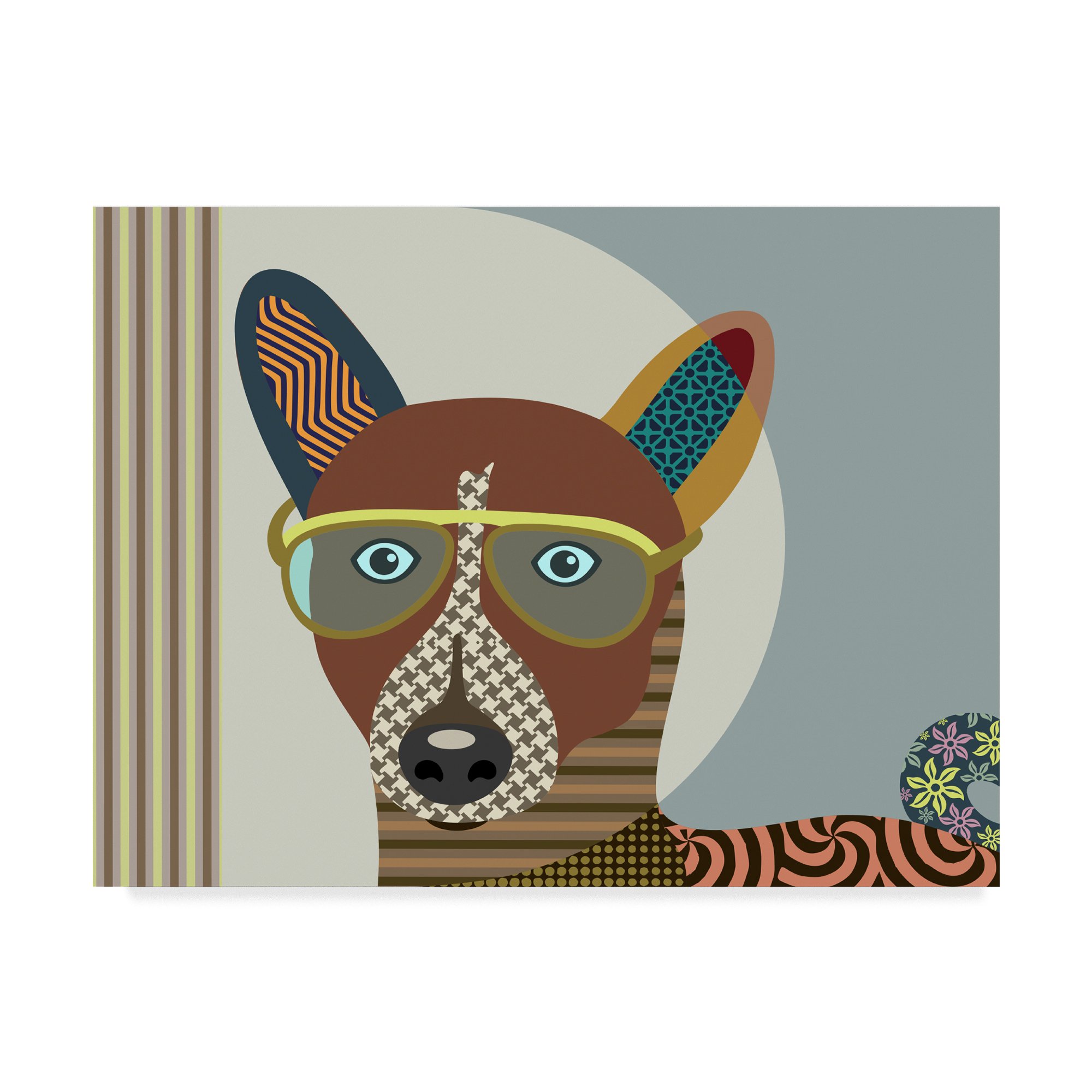 Basenji Dog by Lanre Adefioye, 18x24-Inch