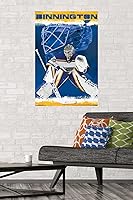 Vista 2 de Trends International NHL St. Louis Blues - Póster de pared de Jordan Binnington 19, 22.375 x 34 pulgadas, versión sin marco