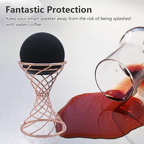 Miniatura 4 de Soporte decorativo de mesa para altavoz inteligente para Echo Dot 345 generación, Echo 45 generación, Echo Glow, Apple Homepod Mini y Google Home