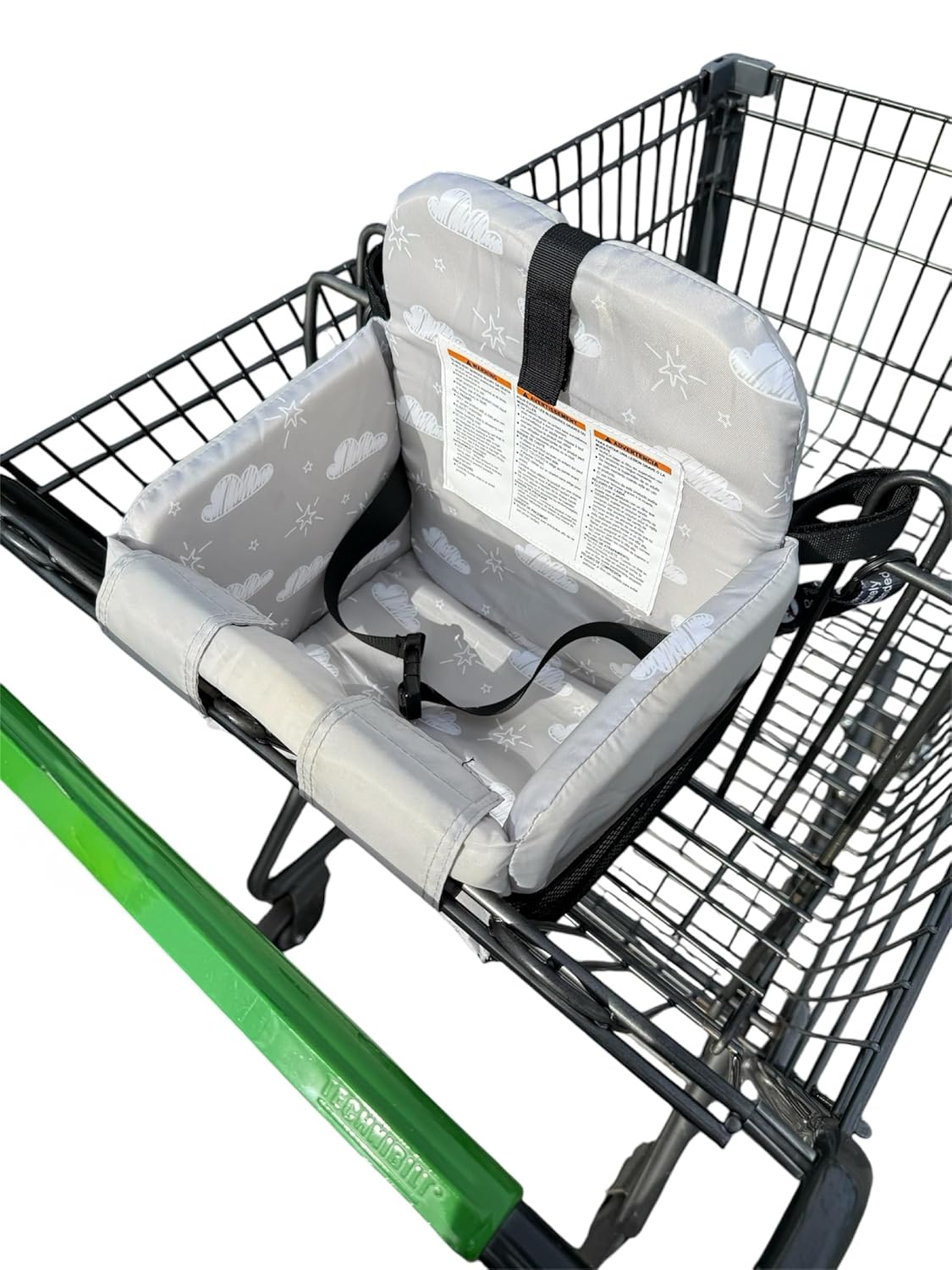 Shopping Cart Cover - Gray Arrows main image 1
