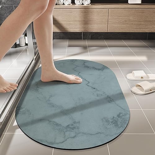Miniatura 8 de Tapete de baño súper absorbente, de 31.5 x 19.7 pulgadas, de secado rápido, tapete de baño súper absorbente, tapete de piso para sala de estar,