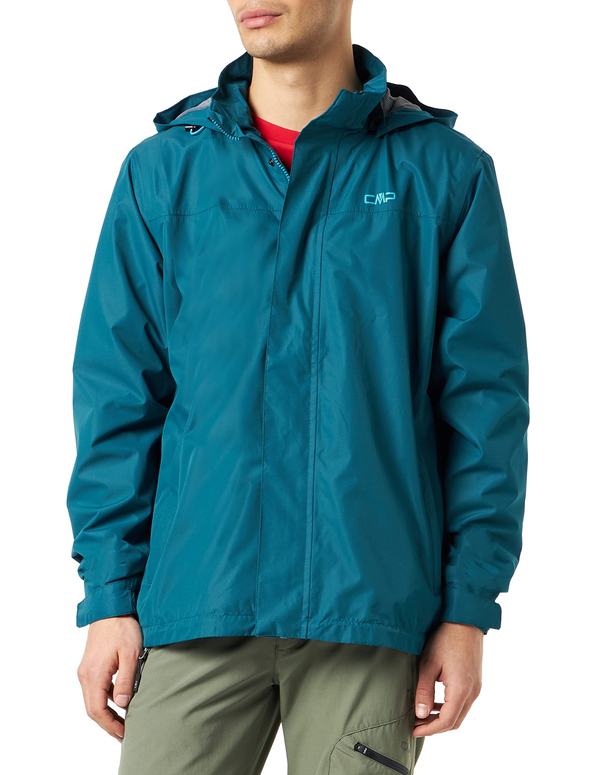CMP - Man Jacket Snaps Hood, Deep Lake, 52