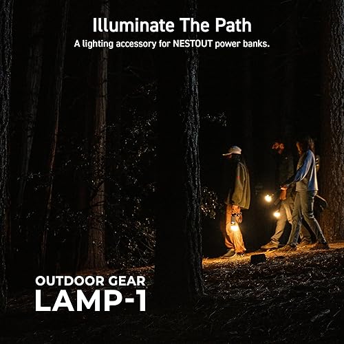 Miniatura 8 de ELECOM NESTOUT - Cargador portátil y lámpara, batería de 5000 mAh para exteriores, carga rápida PD USB-C de 32 W, batería y luz para campamento,