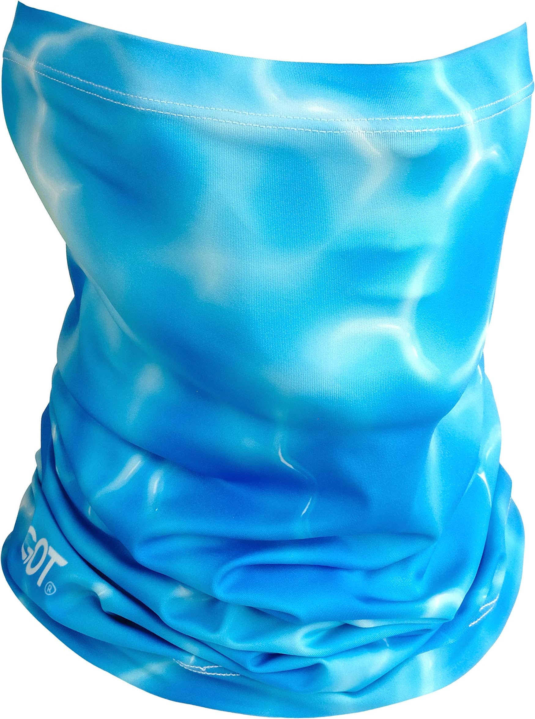 UPF 50+ Fishing Neck Gaiter - UV Face Mask Sun Protection for Men & Women - Camo SPF Face Cover Gator