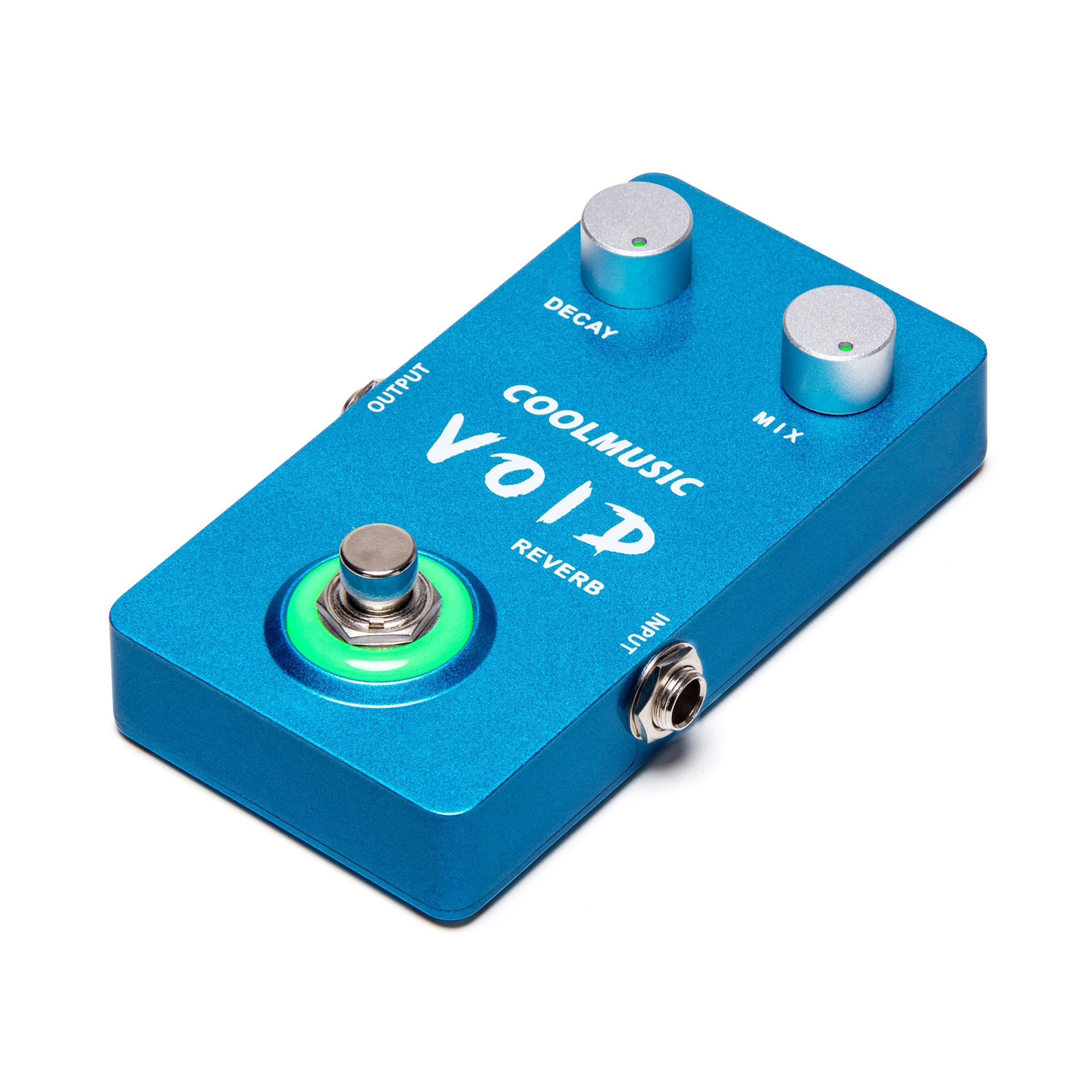 COOLMUSIC C-RV01 Reverb Chitarra Effetti Pedale Cassa in lega di alluminio