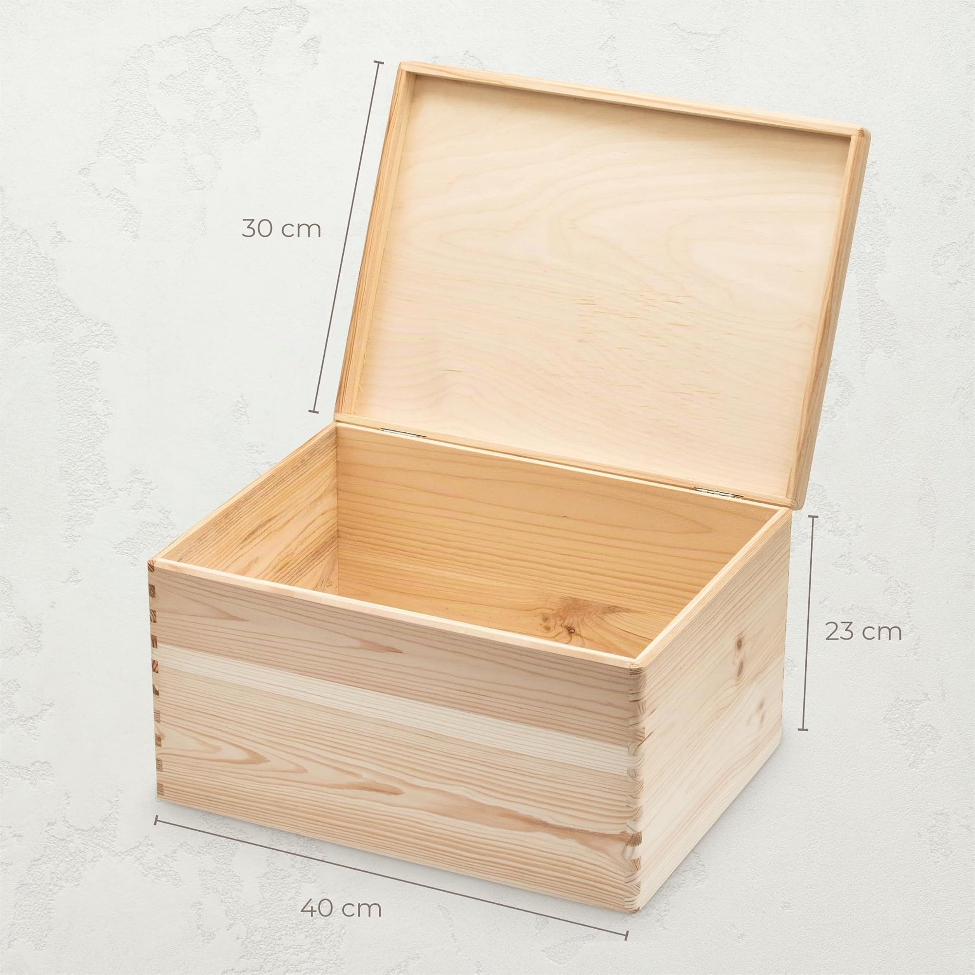 Amari ® Personalisierte Erinnerungsbox aus Holz | Blütenmeer | Individuelles Hochzeitsgeschenk Erinnerung Hochzeit Personalisiertes Holzkiste