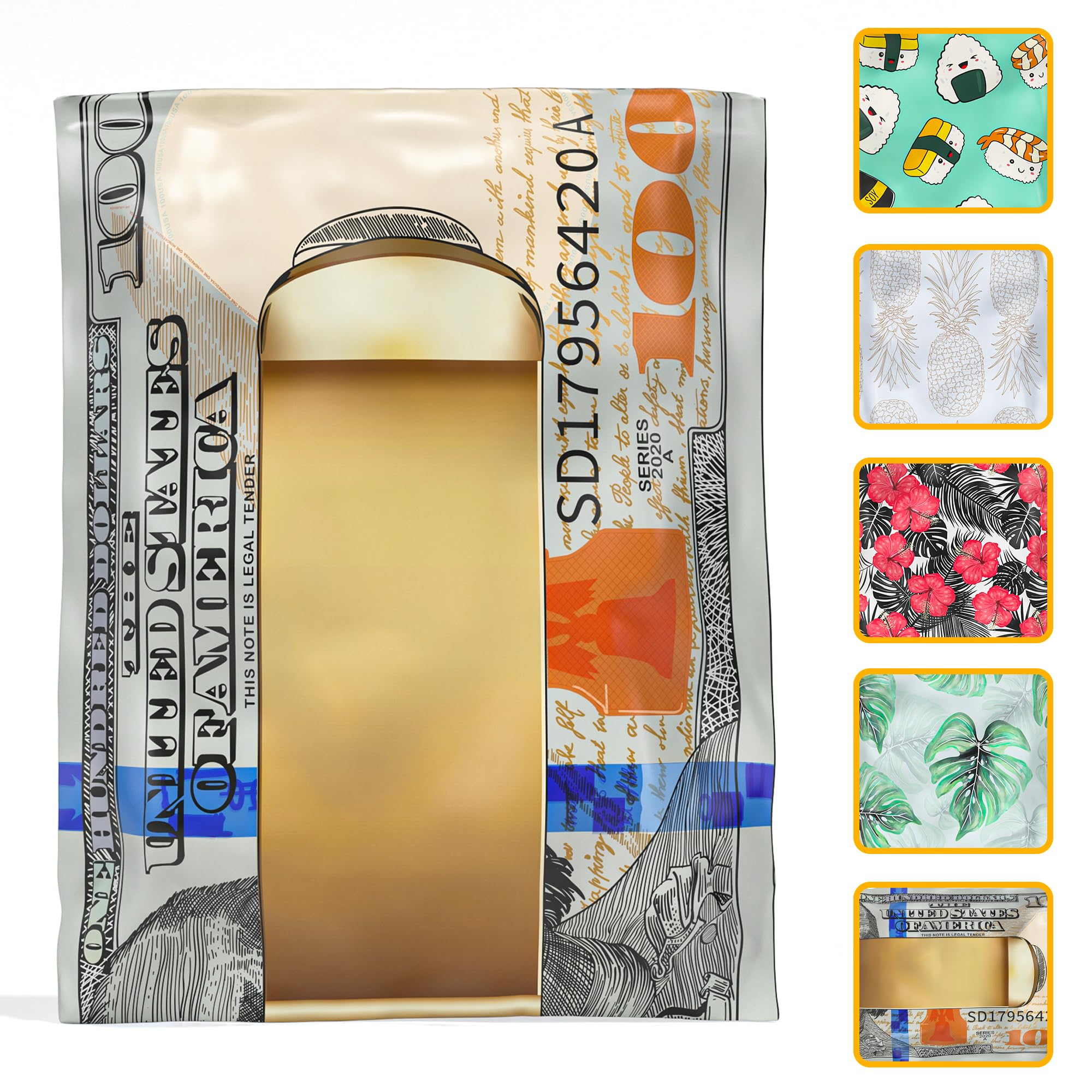 100-Pack Fosmon 10x13 Self-Seal Poly Mailers - Tear Proof Shipping Envelopes