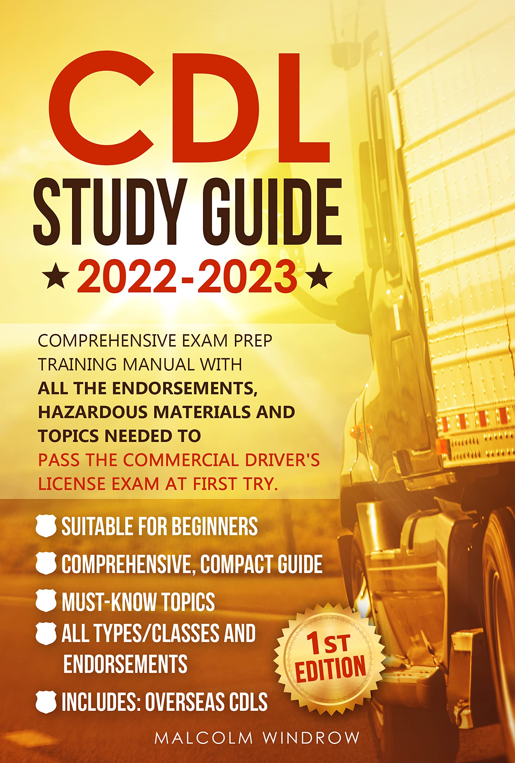 Buy CDL Study Guide 2022-2023: Comprehensive Exam Prep Training Manual ...