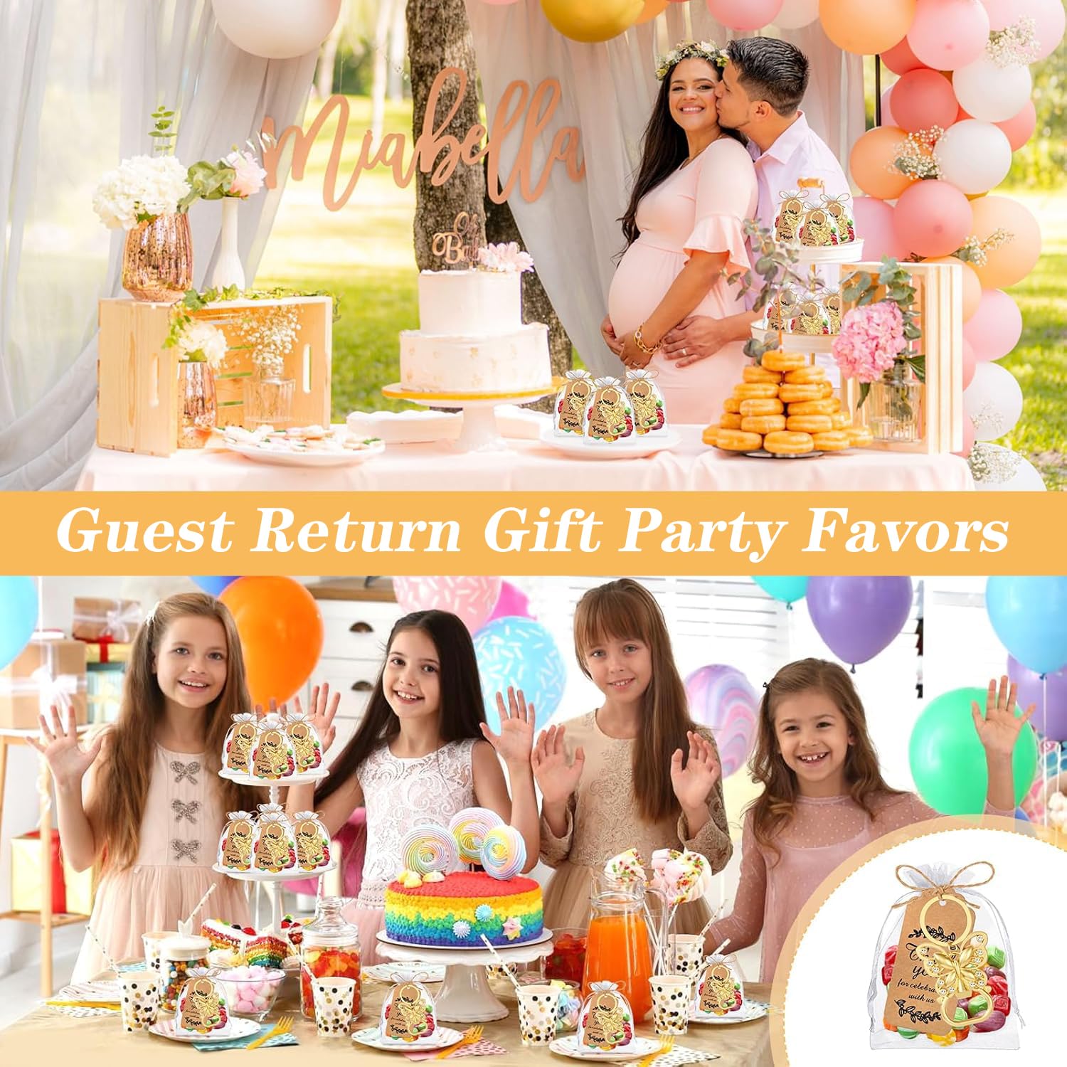 Schmetterlings-Flaschenöffner, Schlüsselanhänger, Geburtstag, Party, Gastgeschenke, Hochzeit, Brautparty, Babyparty, Souvenirs für Gäste, Gold-Bierflaschenöffner mit Dankeskarte, Taschen (50 Stück)