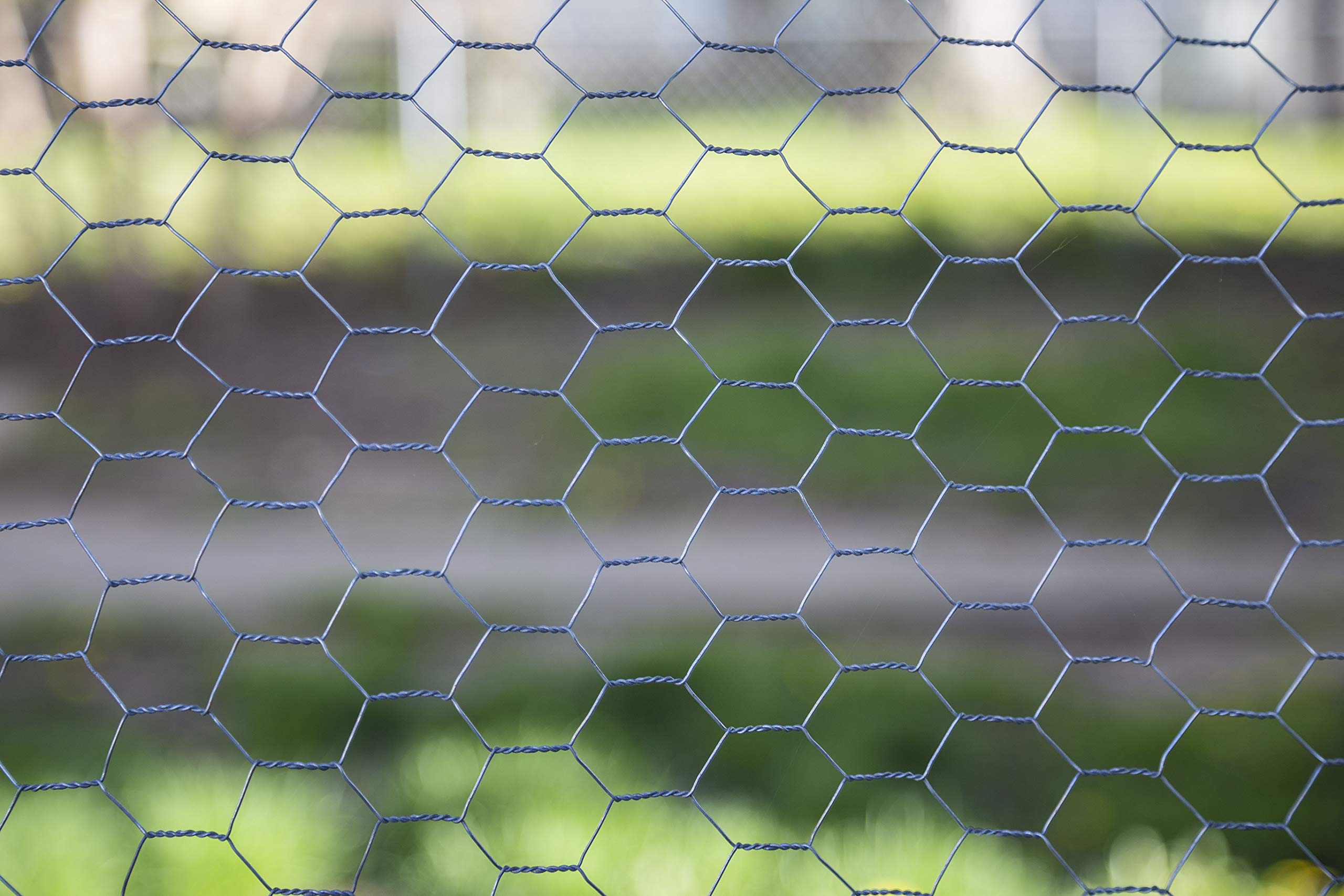 Clôture grillagée Aquagart maille hexagonale galvanisée I maille fine 13 x 13 mm I grillage 6 coins 0,7 mm (hauteur 100cm, 60m)