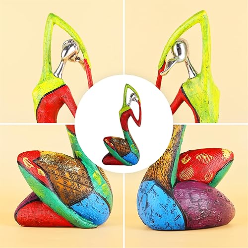 Miniatura 5 de suruim Figuras abstractas coloridas para mujer, esculturas para decoración del hogar para estantes, yoga, postura, arte, estatua moderna para