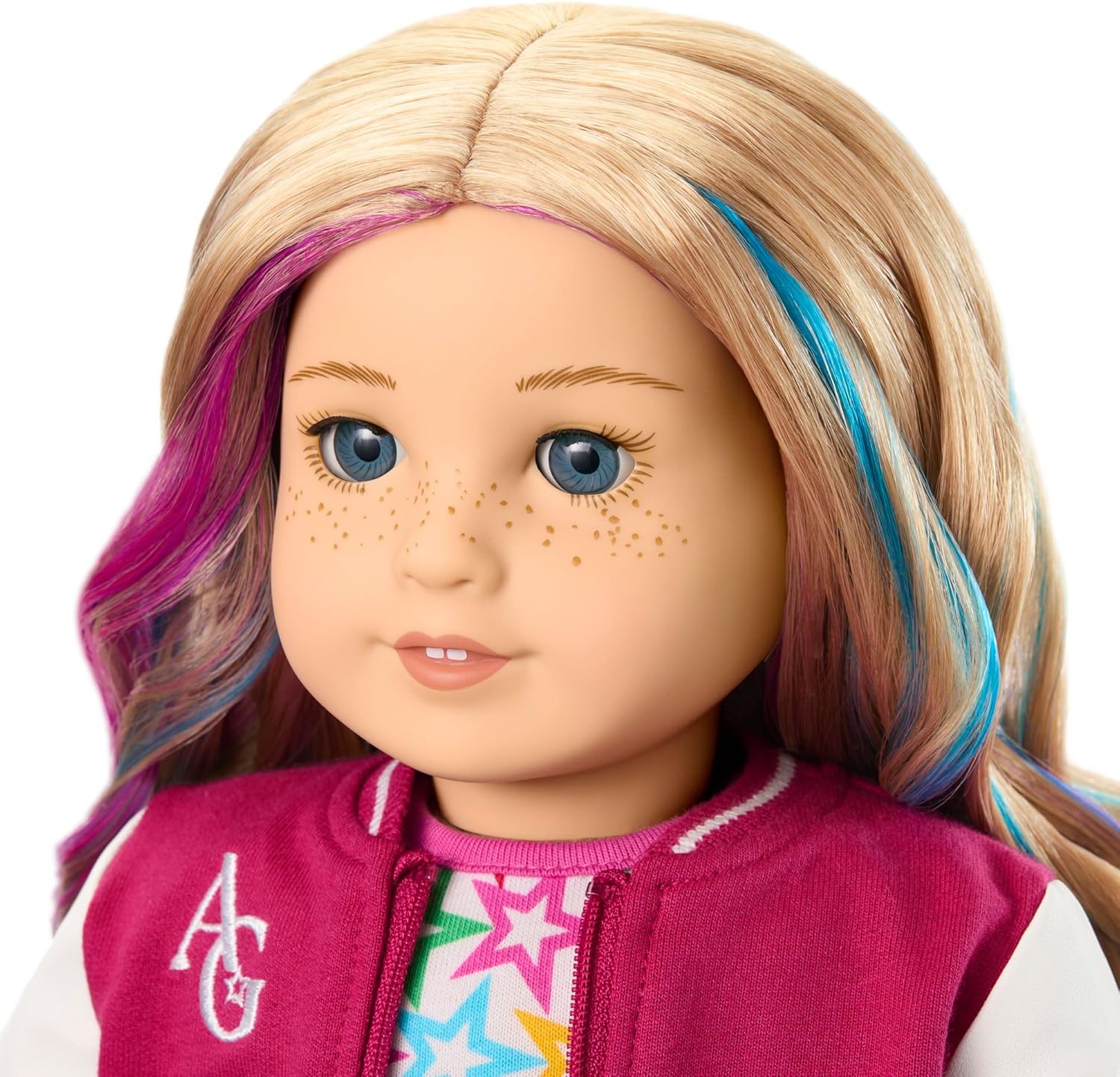 American Girl, Truly Me 18-inch Doll #110 with Blue Eyes, Wavy Blonde Hair, Light Skin with Freckles, for Ages 6+