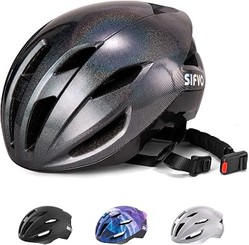Adult Bike Helmet, SIFVO Road Bike Helmet Adjustable, Magnetic Buckle Lightweight Cycle Helmet for Men and Women Commuting Cycling Scooter Helmet