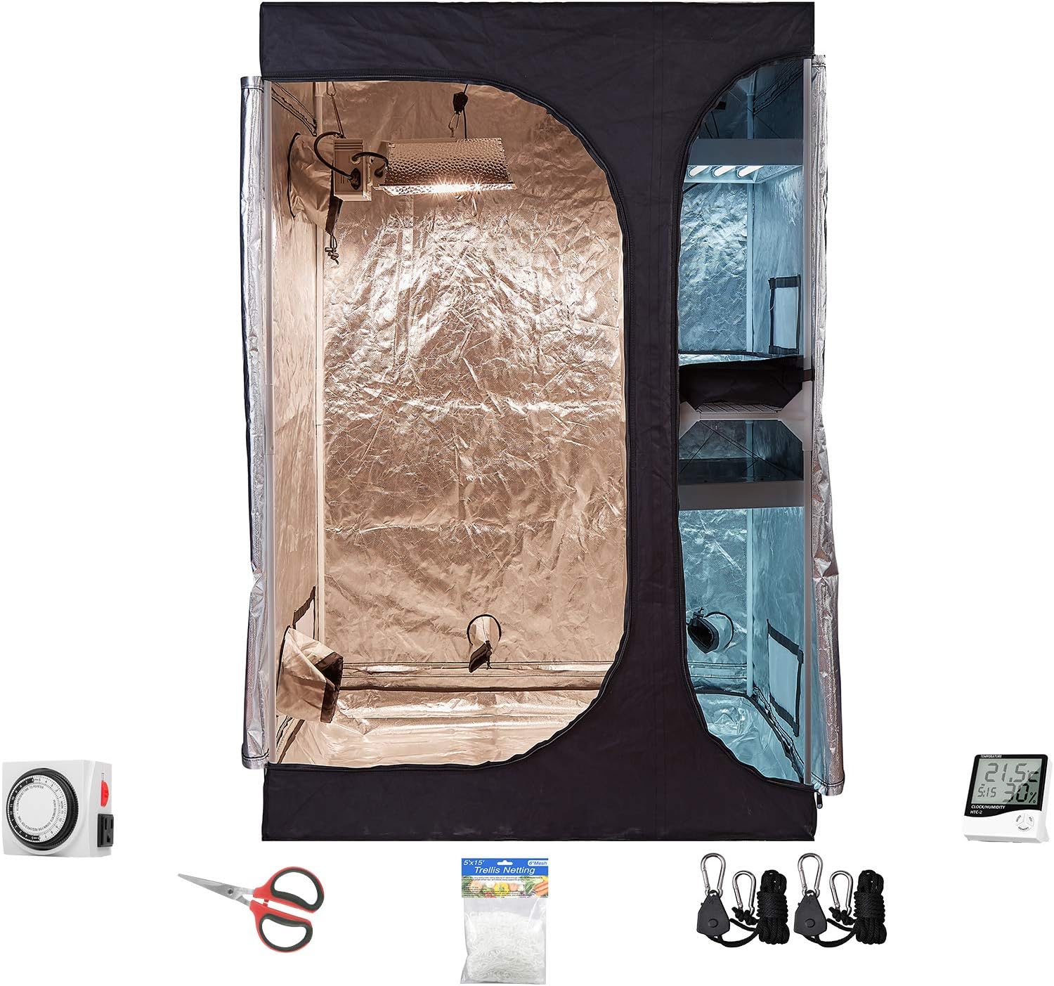 Hydro Plus Growing Tent Kit 36"x24"x53" 2in1 Grow Tent