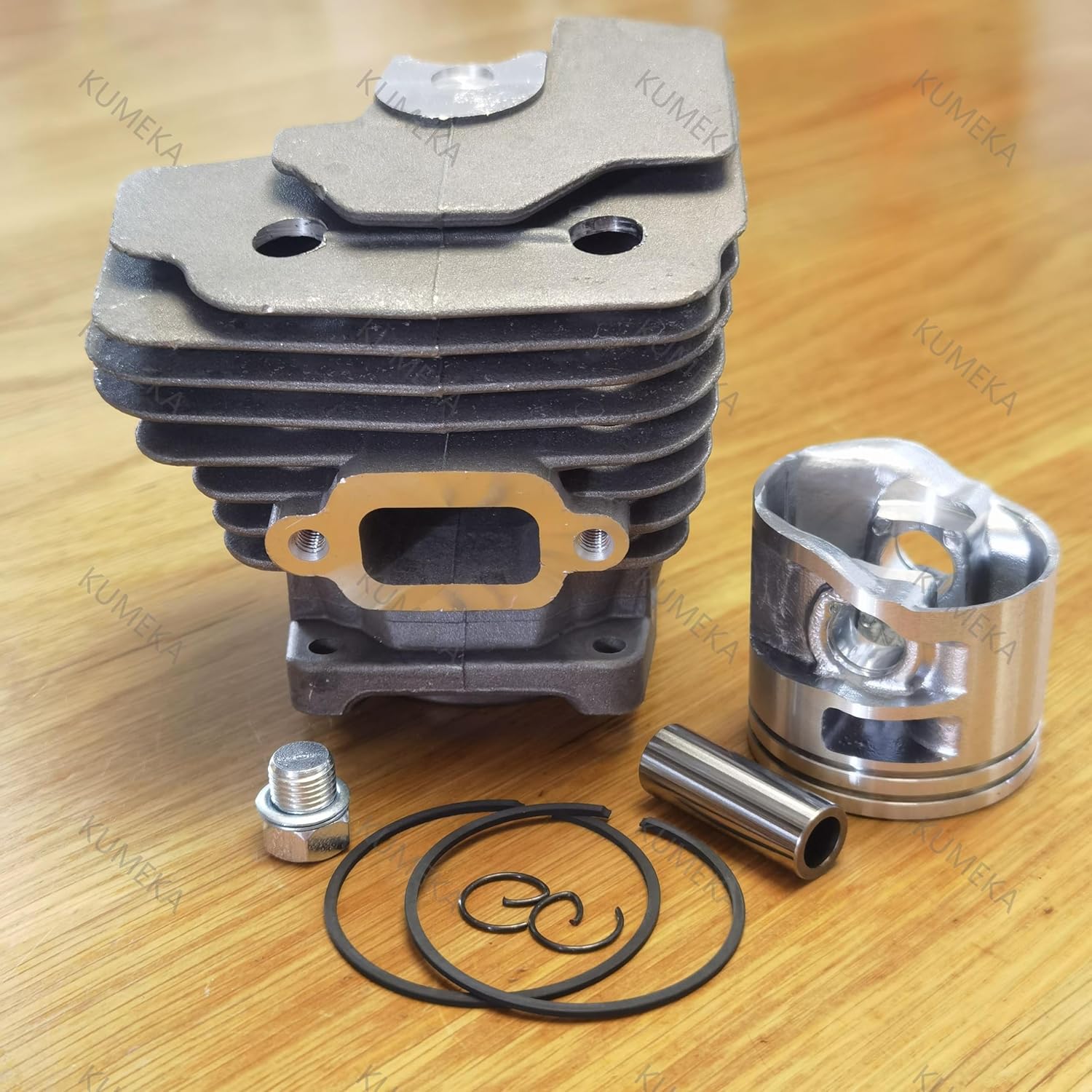 MS 362 Cylinder Piston Kit 47MM Fits Stih-l MS362 Nikasil Plated 1140 020 1200 Chainsaw Replacement Parts, silver