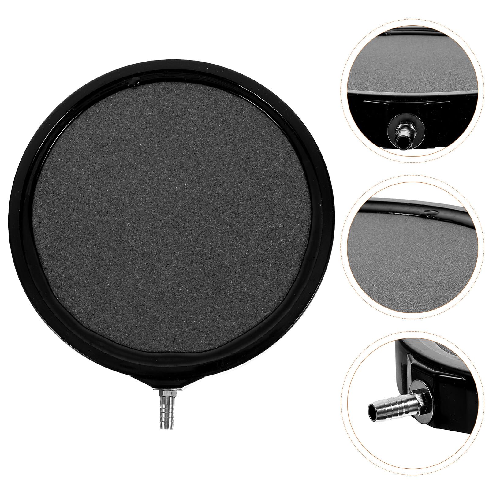 Milisten Diffuseur à Bulles pour Aquarium, Pierre à Air en Disque 21 Cm, Pierre à Oxygène pour Aquarium d'eau Douce et Marine, Accessoire pour Pompe à Air, Solide Aléatoire