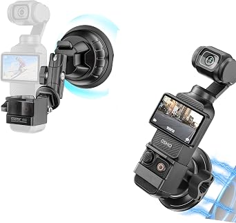 Tomat Pocket 3 Suction Cup Mount+Pocket 3 Magnetic Mount for DJI Osmo Pocket 3 Accessories