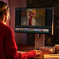 Vista 4 de Apple Mac Mini 2023 con chip Apple M2 con CPU de 8 núcleos (8 GB de RAM, almacenamiento SSD de 256 GB) Plata (renovado)