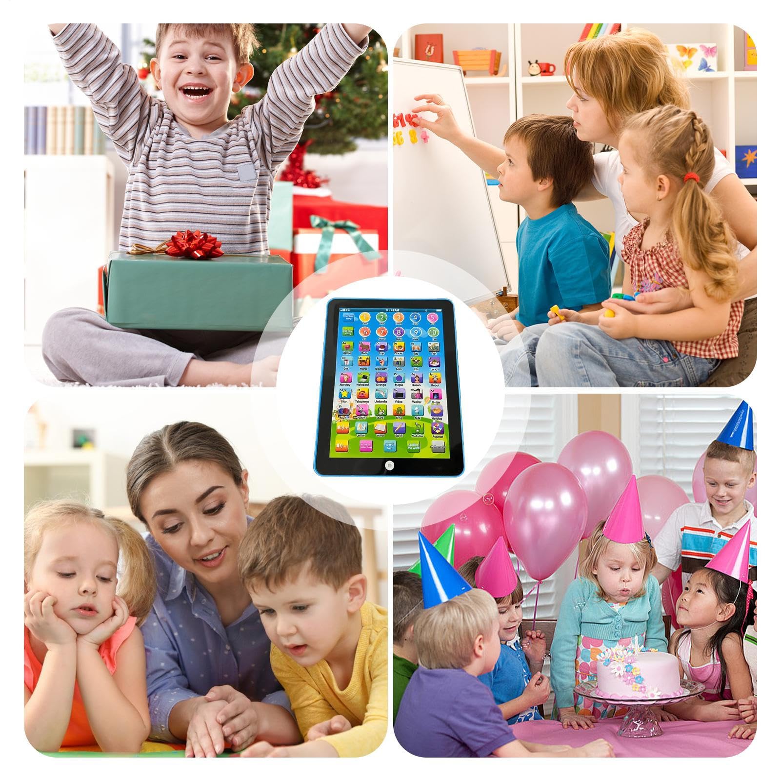 Tablet Per Bambini Per Ragazzi: Tablet Per Imparare E Giocare, Pad Didattico Con Controllo Touch | Giocattolo Interattivo Per L'apprendimento Con Funzione Di Educazione Precoce Per Lo Svilu