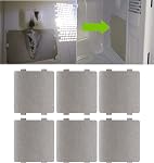 6 PCS Microwave Oven Parts Mica Slice Thick Heat Insulation Accessories,Waveguide Cover for Frigidaire