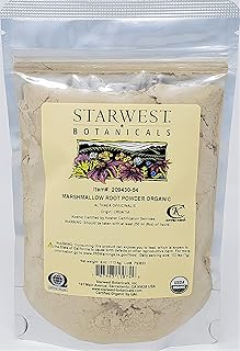 Organic Marshmallow Root Powder - 4 Oz (113 G) - Starwest Botanicals