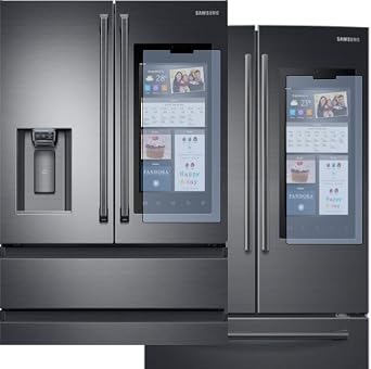AD1000 Screen Defender/Protector for Samsung 3 or 4 door 2018 French style fridge w/HUB Display- Clear Model Specific, see below