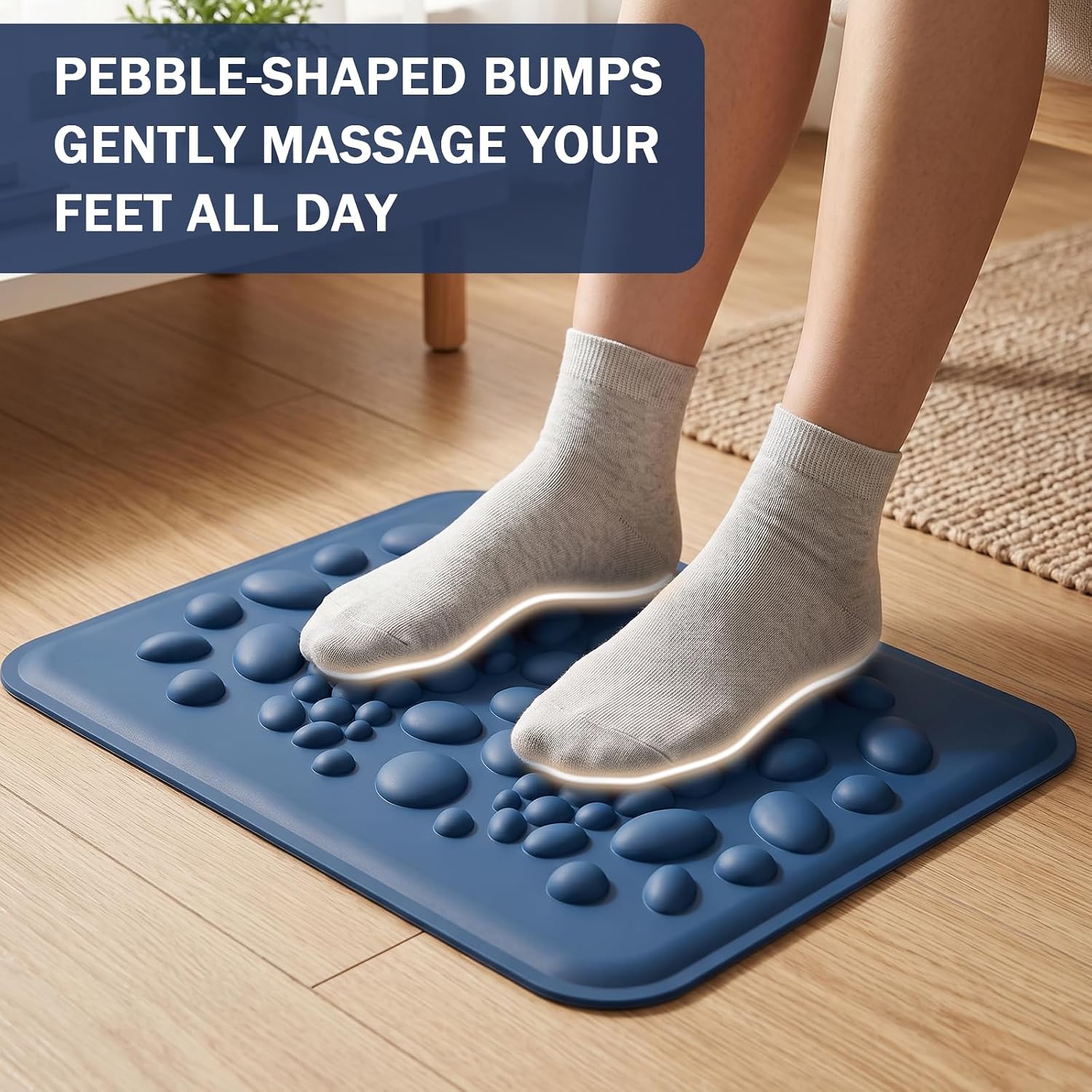 Standing Desk Mat, Anti-Fatigue Memory Foam Mat for Office image 5