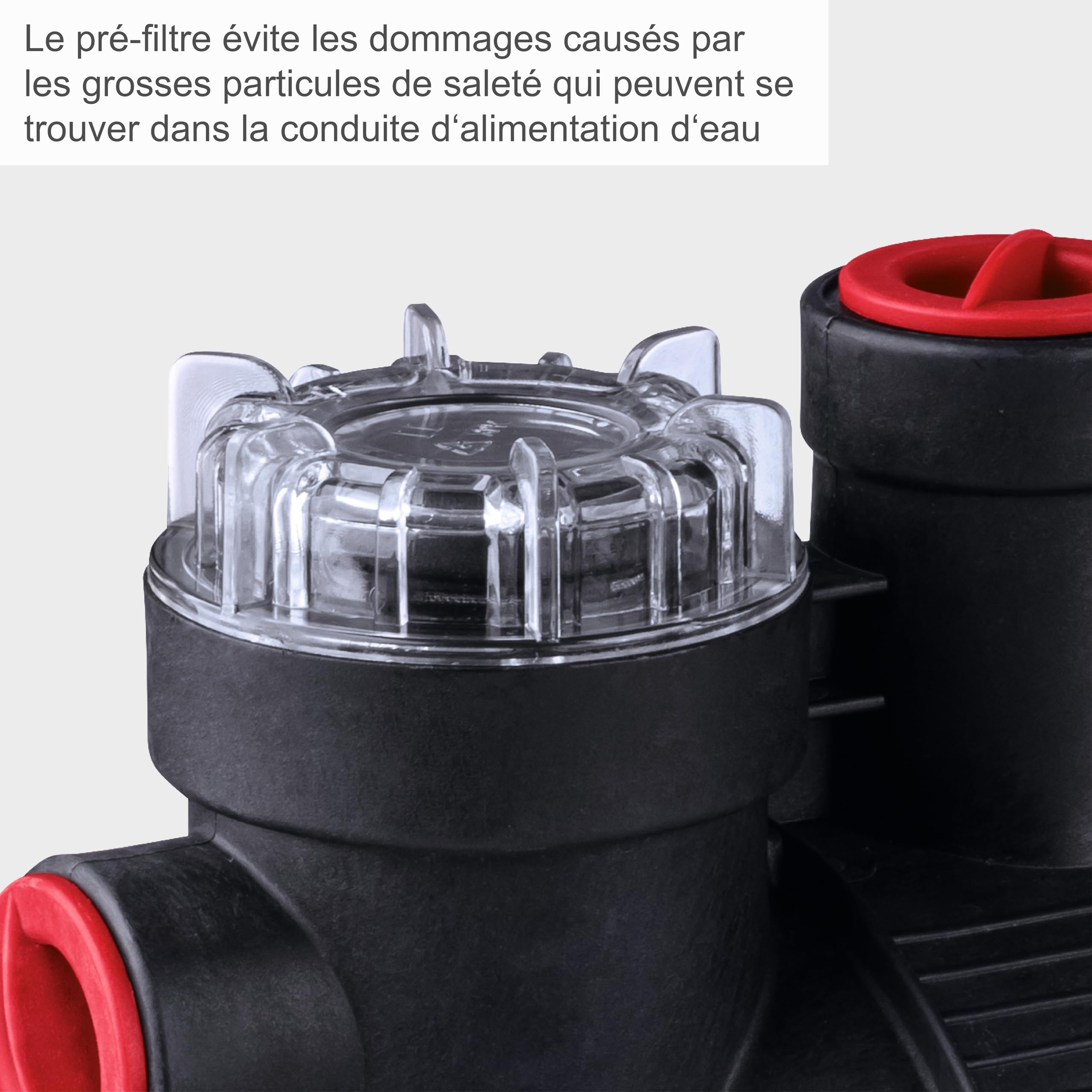 Scheppach Pompe à eau domestique GP1100JET LCD -1000W- pression max 3.6 bar