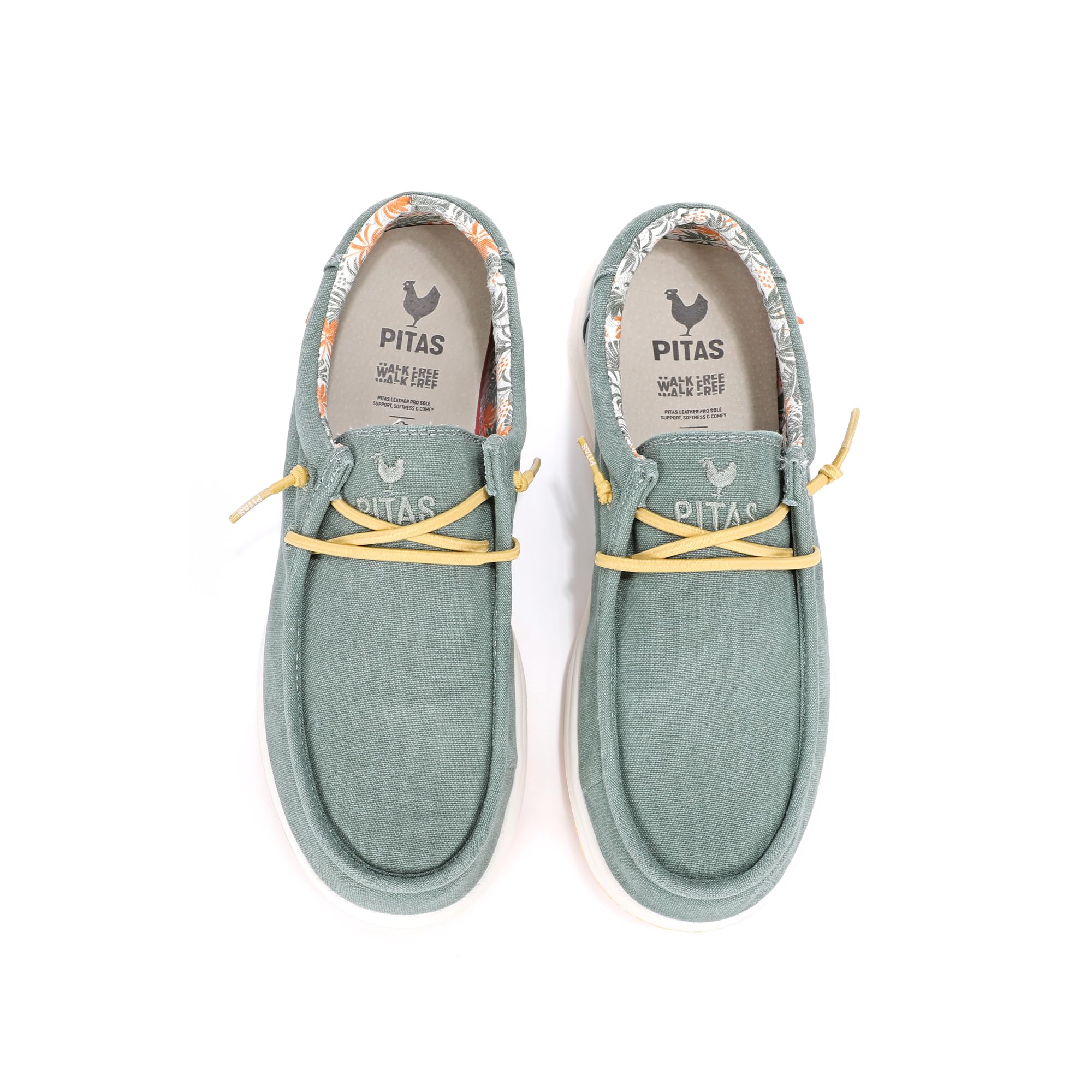 PITAS Mocasines de Hombre Náuticos Casual Zapatillas de Tela sin Cordones Calzado Walkinpitas