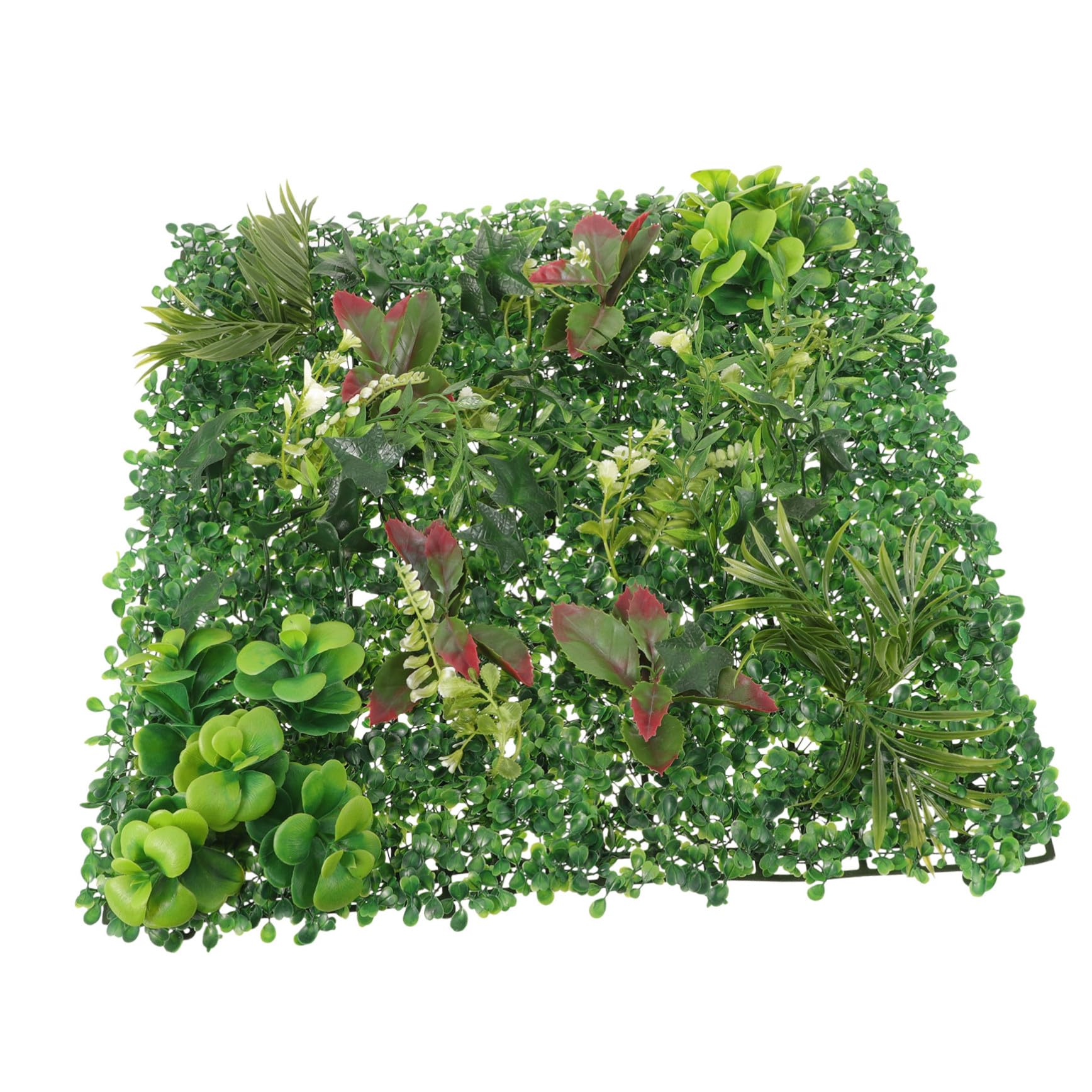 Pelouse Mur De Fond ORFOFE Haie Artificielle Haute Densité Résistante UV 50x50 Cm