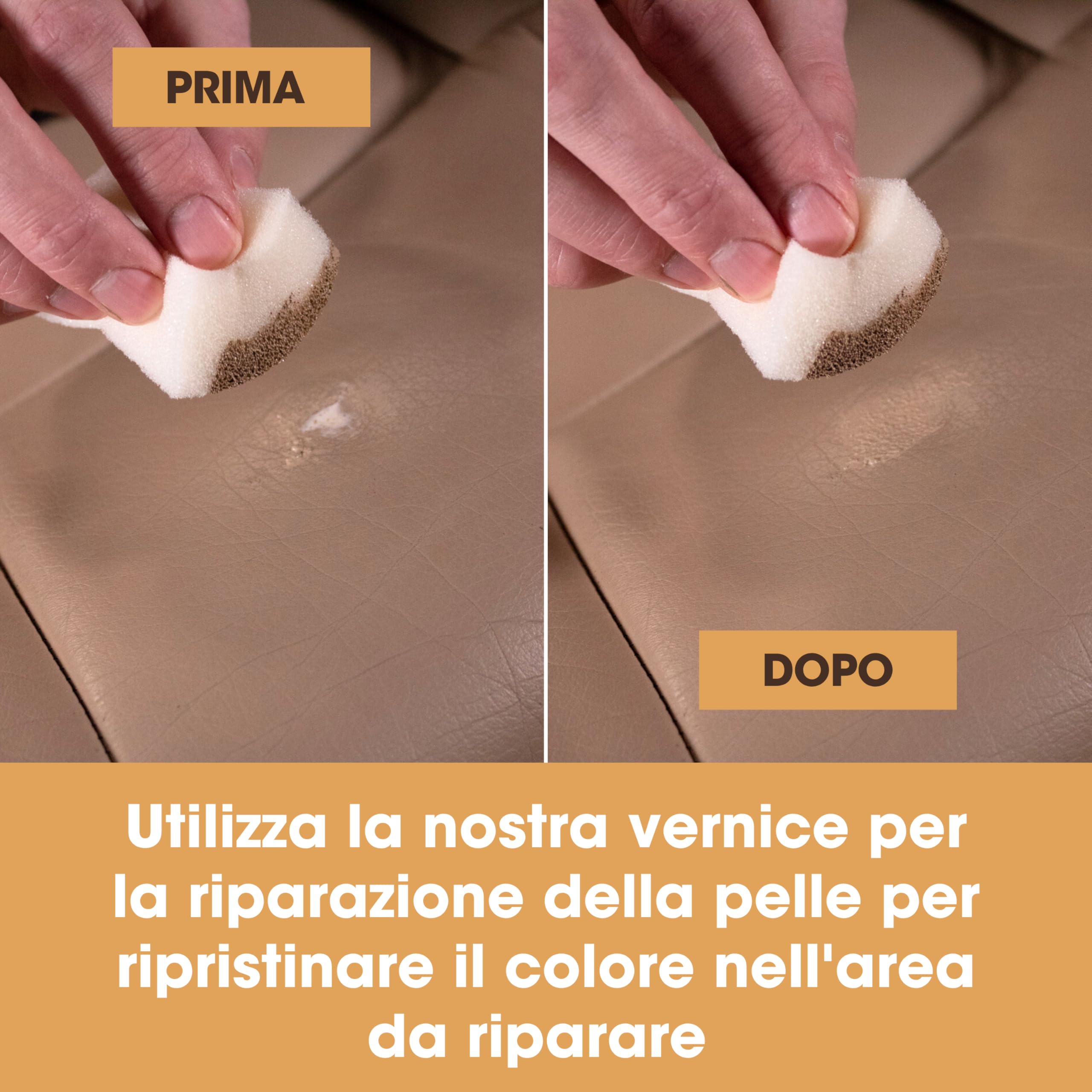 Furniture Clinic Filler per la Riparazione della Pelle: Per Riempire Buchi, Graffi, Scalfitture, Crepe (Nero 50ml)