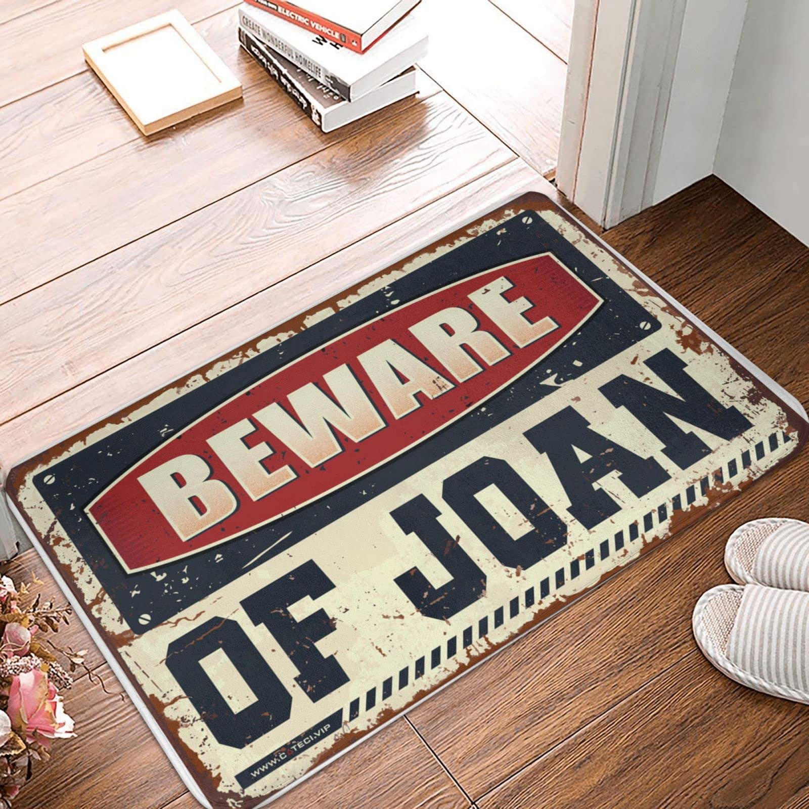 Tapis de cuisine d'automne antidérapant et paillasson humour 50x80 cm