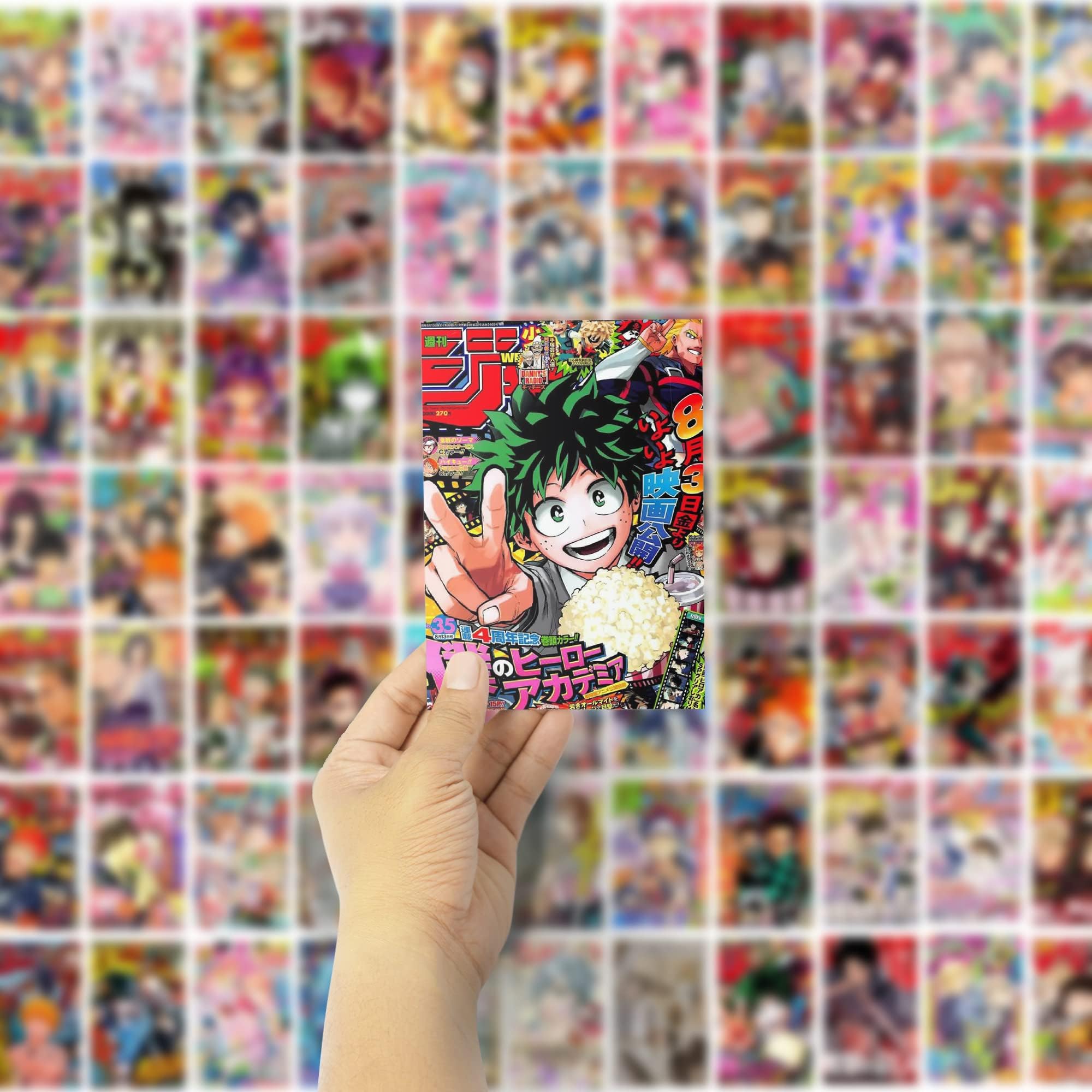 Fardes Anime Poster Anime Room Decor Aesthetic, Cartoon Wall Collage Kit, Anime Wall Decor, Cute Anime Stuff for Cartoon Panel, Trendy Cartoon Decor for Anime Wall Art
