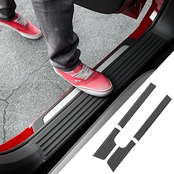 xipoqix Interior Door Sill Protector Compatible with 2022-2026 Nissan Pathfinder Door Entry Guard Sill Guard Entry Threshold Protector Replacement for 2022-2026 Nissan Pathfinder Accessories